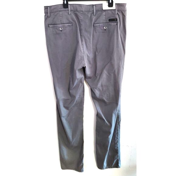 AG Adriano Goldschmied The Marshall Slim Trousers Gray 38x34 NEW FLAWED - Picture 2 of 12